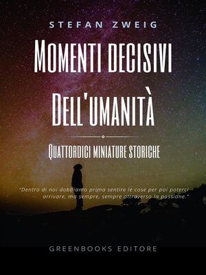 cover image of Momenti decisivi dell'umanità